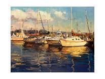 Bayside Harbor II-Furtesen-Stretched Canvas