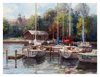 The Village Dock-Furtesen-Art Print