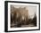 Further Up the Valley, The Three Brothers, the highest, 3,830 ft., Yosemite, California, 1866-Carleton Watkins-Framed Art Print