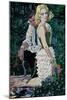 Furtive Affair - Saturday Evening Post "Leading Ladies", May 7, 1960 pg.30-Robert Mcginnis-Mounted Giclee Print