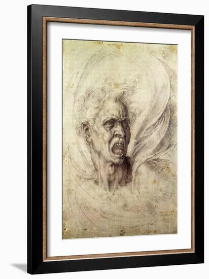 Fury, 1510-Michelangelo Buonarroti-Framed Giclee Print