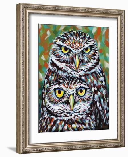 Fury Feather Friends I-Carolee Vitaletti-Framed Art Print