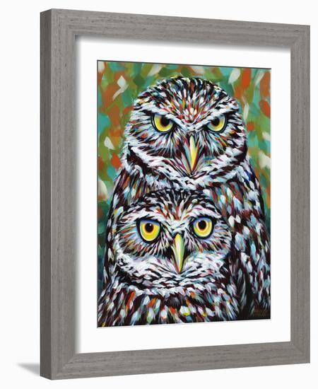 Fury Feather Friends I-Carolee Vitaletti-Framed Art Print