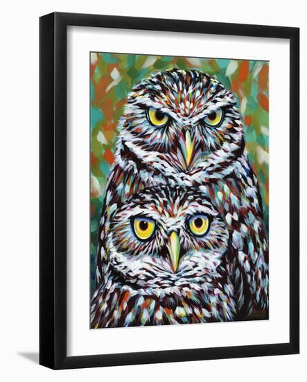 Fury Feather Friends I-Carolee Vitaletti-Framed Art Print