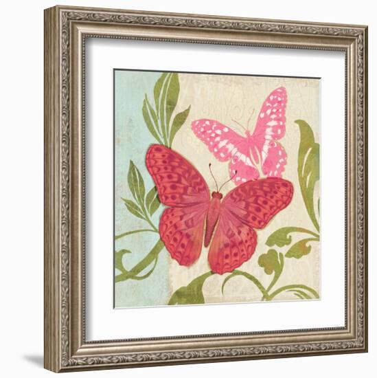 Fuschia Butterfly II-Alan Hopfensperger-Framed Art Print