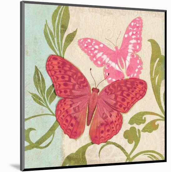 Fuschia Butterfly II-Alan Hopfensperger-Mounted Art Print