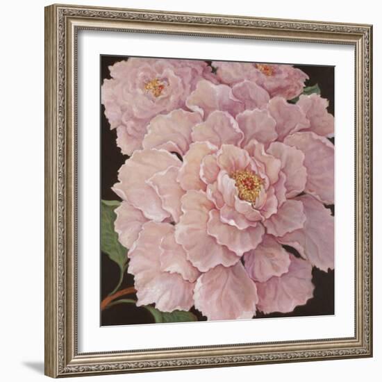 Fuschia Peonies-Janet Kruskamp-Framed Art Print