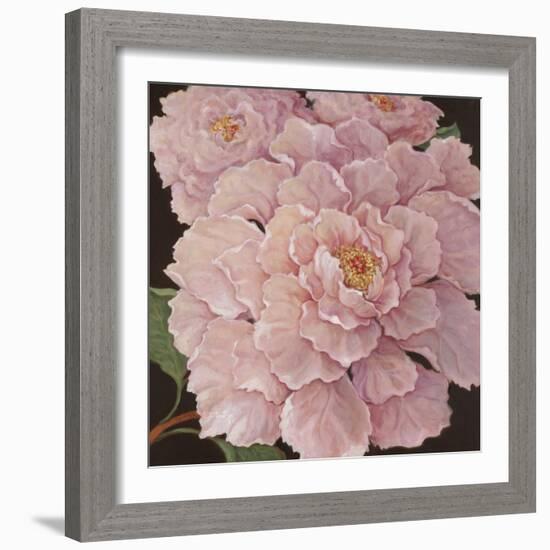 Fuschia Peonies-Janet Kruskamp-Framed Art Print