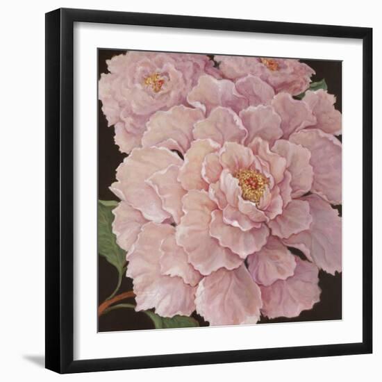 Fuschia Peonies-Janet Kruskamp-Framed Art Print