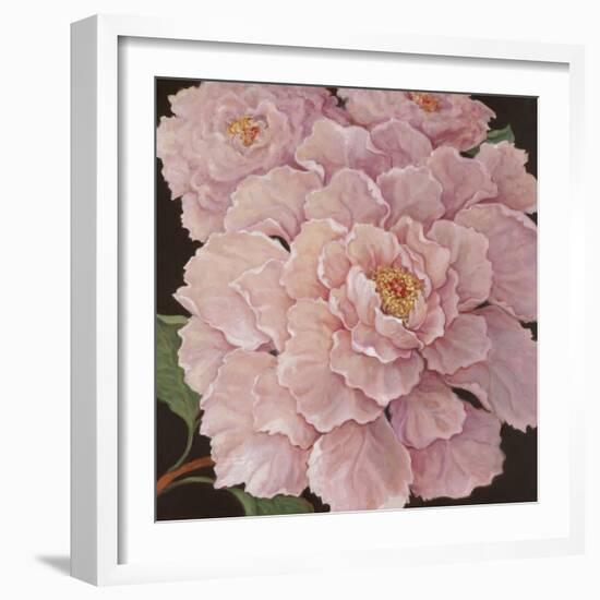 Fuschia Peonies-Janet Kruskamp-Framed Art Print