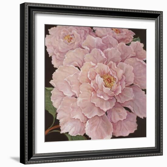 Fuschia Peonies-Janet Kruskamp-Framed Art Print