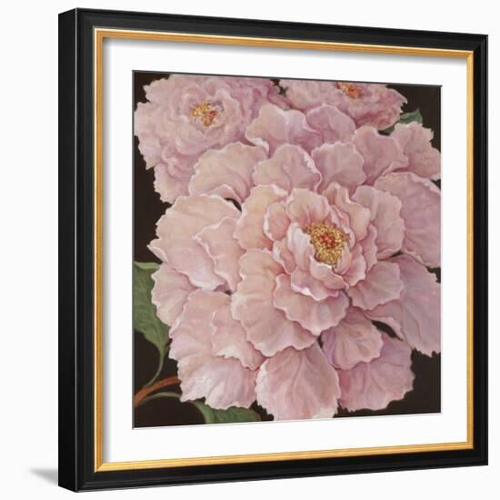 Fuschia Peonies-Janet Kruskamp-Framed Art Print