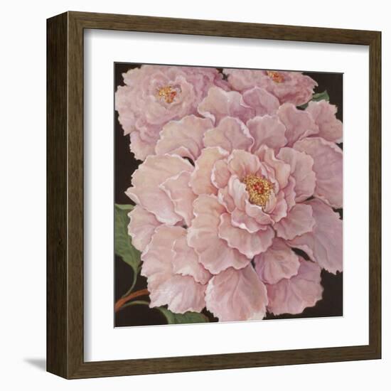 Fuschia Peonies-Janet Kruskamp-Framed Art Print