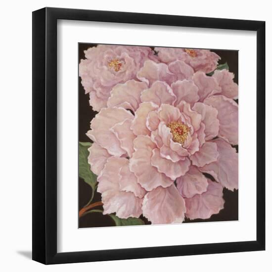 Fuschia Peonies-Janet Kruskamp-Framed Art Print