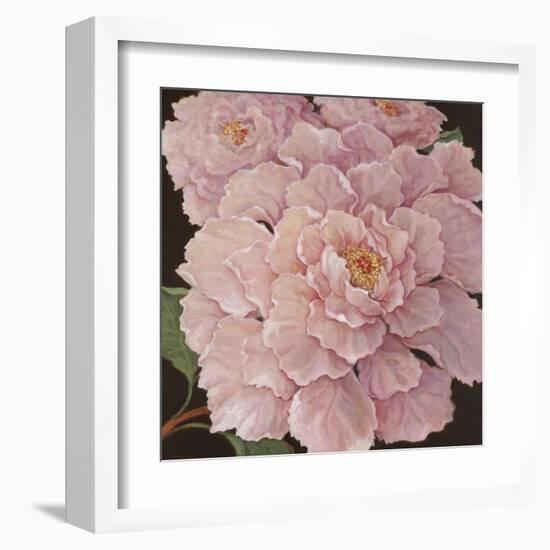 Fuschia Peonies-Janet Kruskamp-Framed Art Print