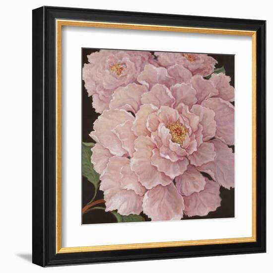 Fuschia Peonies-Janet Kruskamp-Framed Art Print