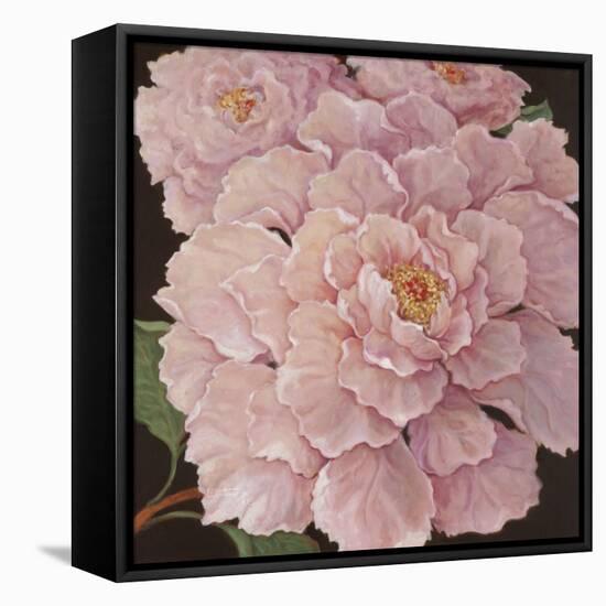 Fuschia Peonies-Janet Kruskamp-Framed Stretched Canvas