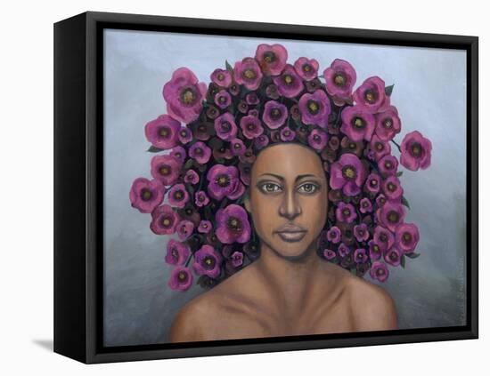 Fuschia-Leah Saulnier-Framed Premier Image Canvas