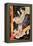 Fusehime Saving Inue Shimbyoe Masahi from a Thunderboit-Kuniyoshi Utagawa-Framed Premier Image Canvas