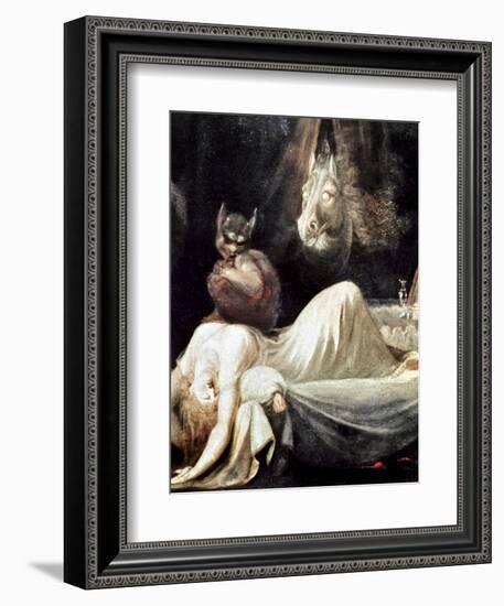 Fuseli: Nightmare, 1781-Henry Fuseli-Framed Giclee Print