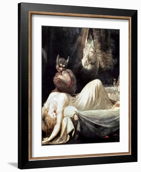Fuseli: Nightmare, 1781-Henry Fuseli-Framed Giclee Print