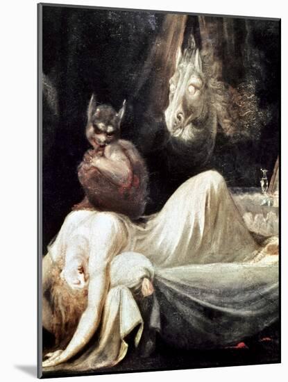 Fuseli: Nightmare, 1781-Henry Fuseli-Mounted Giclee Print