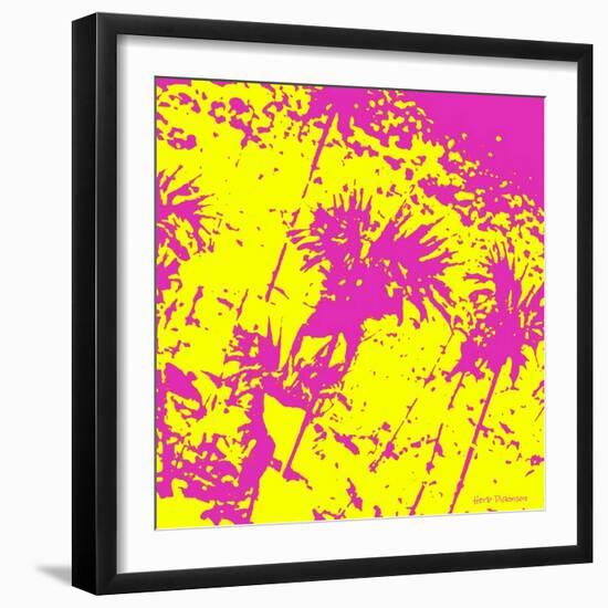 Fushia Blooms-Herb Dickinson-Framed Photographic Print