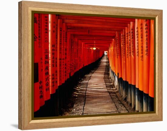 Fushimi-Inari Taisha "Torii Tunnels," Japan-Frank Carter-Framed Premier Image Canvas