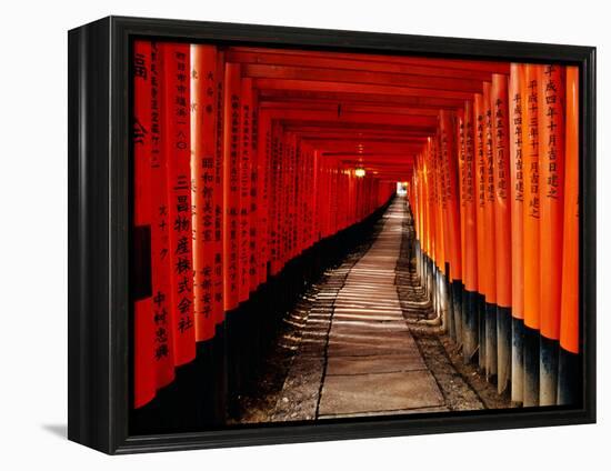 Fushimi-Inari Taisha "Torii Tunnels," Japan-Frank Carter-Framed Premier Image Canvas