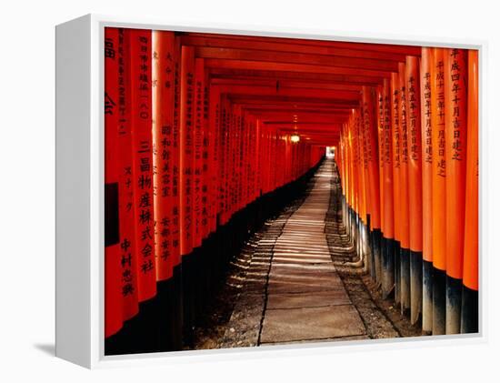 Fushimi-Inari Taisha "Torii Tunnels," Japan-Frank Carter-Framed Premier Image Canvas