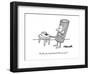 "Fusilli, you crazy bastard! How are you?" - New Yorker Cartoon-Charles Barsotti-Framed Premium Giclee Print
