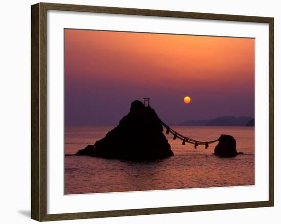Futamigaura at Dawn, Mie, Japan-Rob Tilley-Framed Photographic Print