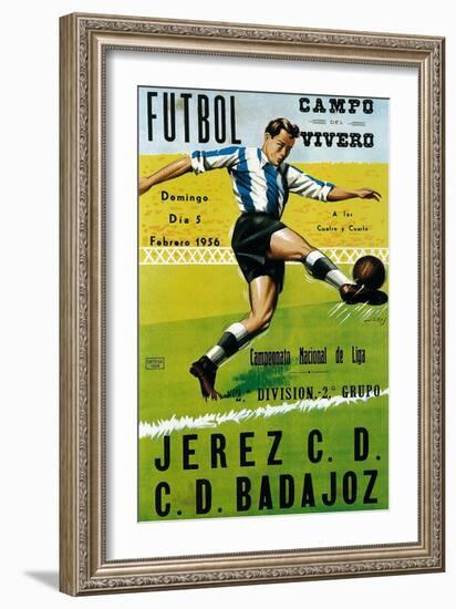 Futbol Promotion - Campo Del Vivero-Lantern Press-Framed Art Print
