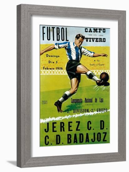 Futbol Promotion - Campo Del Vivero-Lantern Press-Framed Art Print