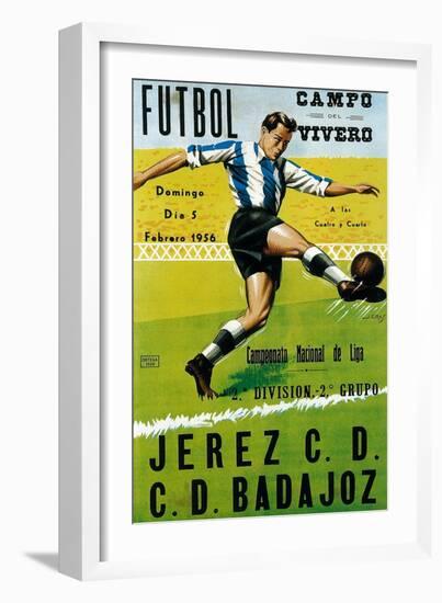 Futbol Promotion - Campo Del Vivero-Lantern Press-Framed Art Print