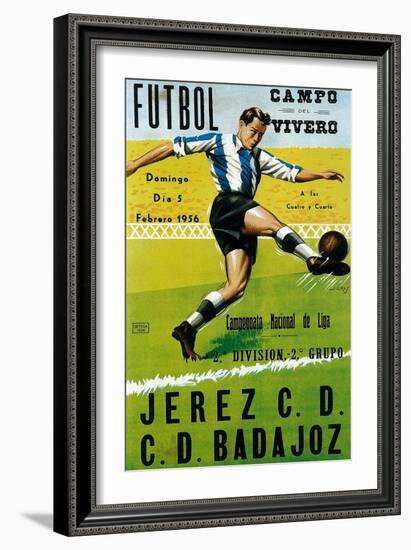 Futbol Promotion - Campo Del Vivero-Lantern Press-Framed Art Print