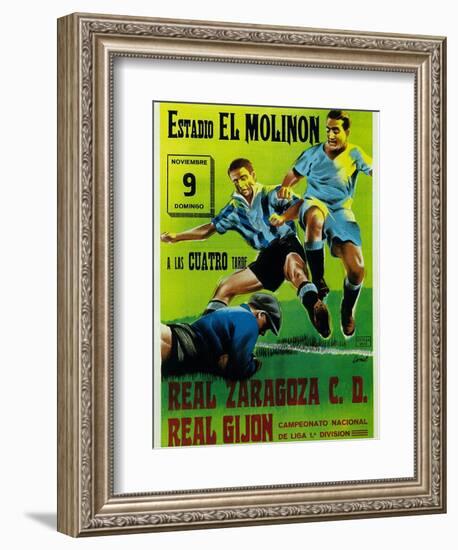 Futbol Promotion - Estadio El Molinon-Lantern Press-Framed Art Print