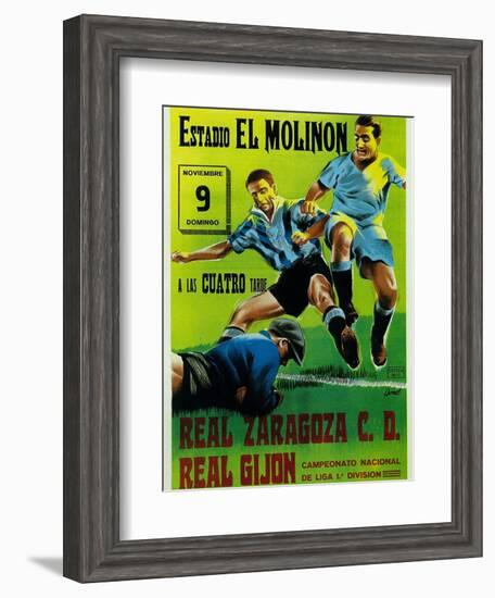 Futbol Promotion - Estadio El Molinon-Lantern Press-Framed Art Print