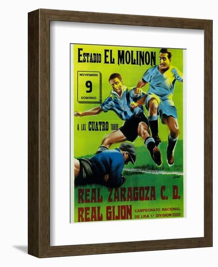 Futbol Promotion - Estadio El Molinon-Lantern Press-Framed Art Print