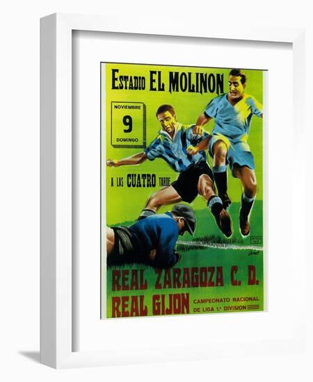 Futbol Promotion - Estadio El Molinon-Lantern Press-Framed Art Print