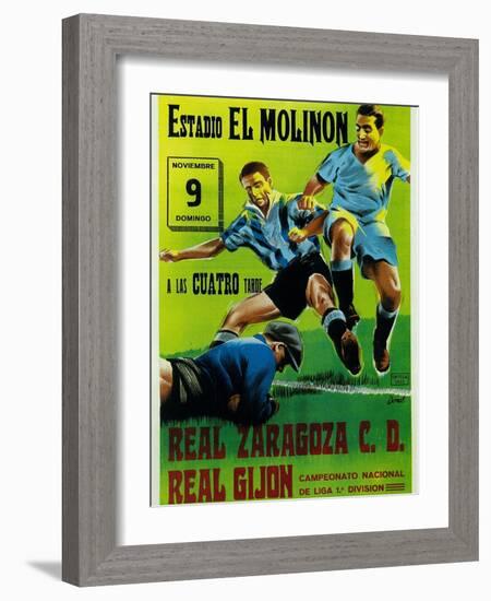 Futbol Promotion - Estadio El Molinon-Lantern Press-Framed Art Print