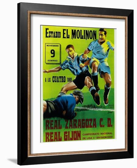 Futbol Promotion - Estadio El Molinon-Lantern Press-Framed Art Print