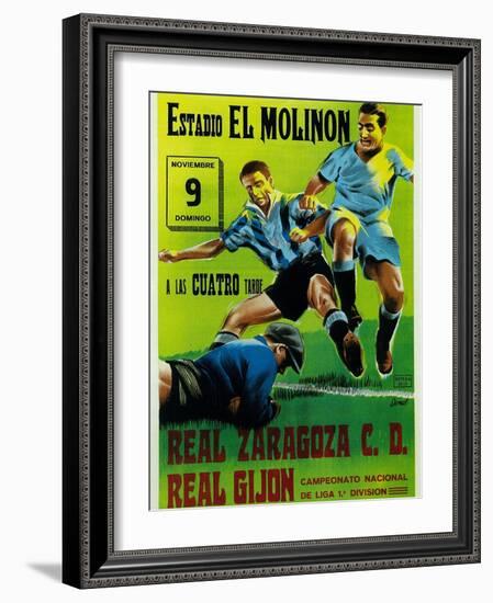 Futbol Promotion - Estadio El Molinon-Lantern Press-Framed Art Print