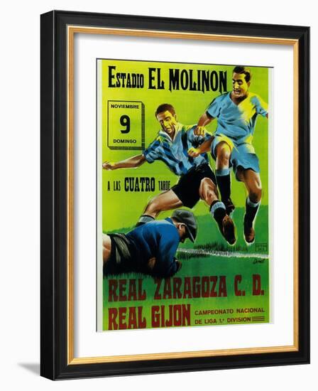 Futbol Promotion - Estadio El Molinon-Lantern Press-Framed Art Print