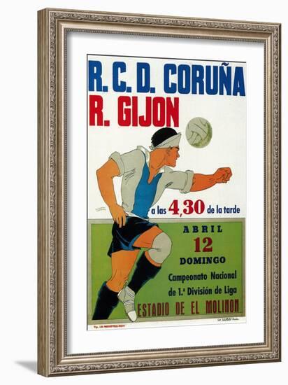 Futbol Promotion-Lantern Press-Framed Art Print