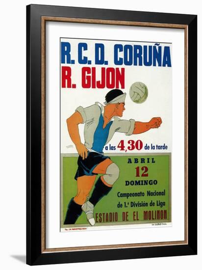 Futbol Promotion-Lantern Press-Framed Art Print