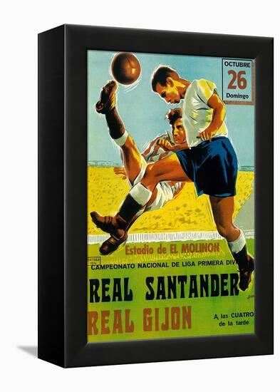 Futbol Promotion-Lantern Press-Framed Stretched Canvas