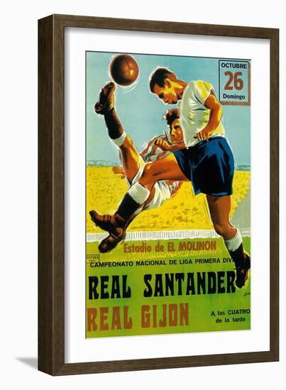 Futbol Promotion-Lantern Press-Framed Premium Giclee Print