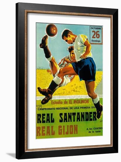 Futbol Promotion-Lantern Press-Framed Premium Giclee Print