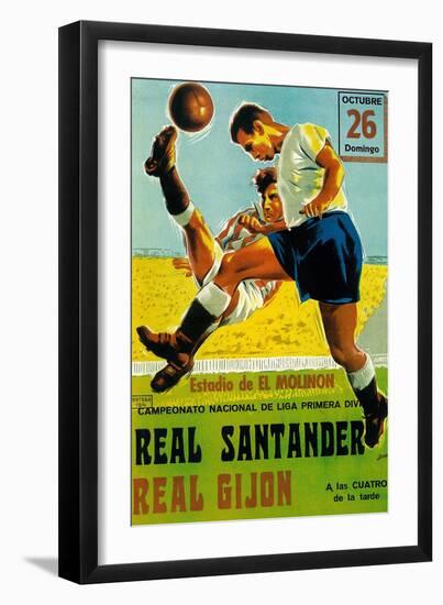 Futbol Promotion-Lantern Press-Framed Art Print